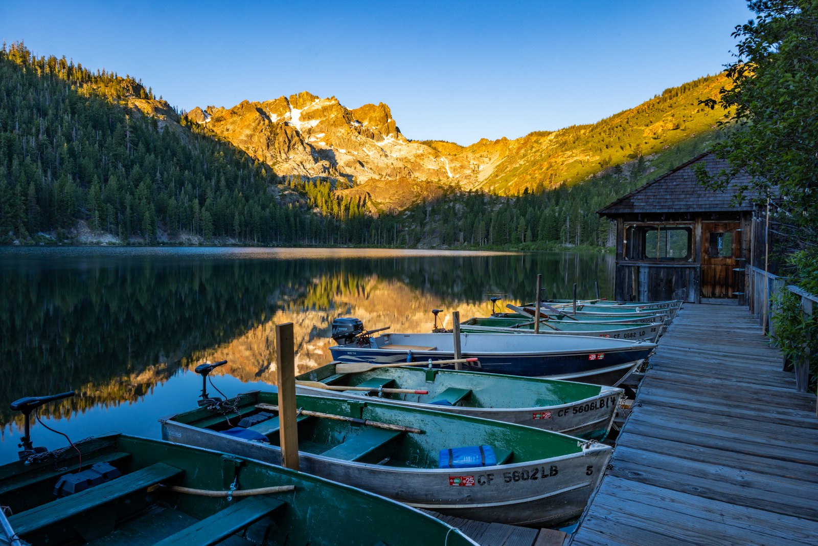 Fishing trip at sunrise