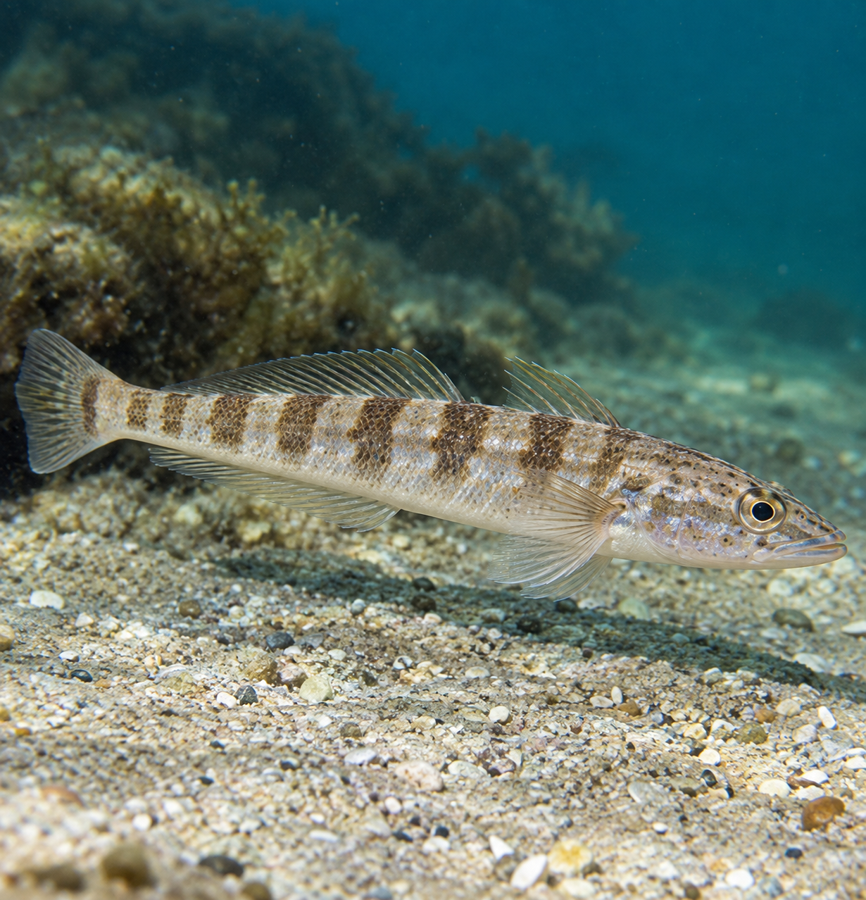 Pesca de Salmón de Mar (Pseudopercis semifasciata)